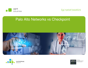 Palo Alto Networks Vs Checkpoint - Enterprise Group