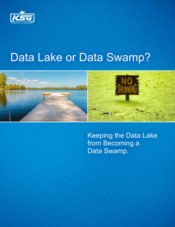 Data Lake Or Data Swamp? - OSIsoft