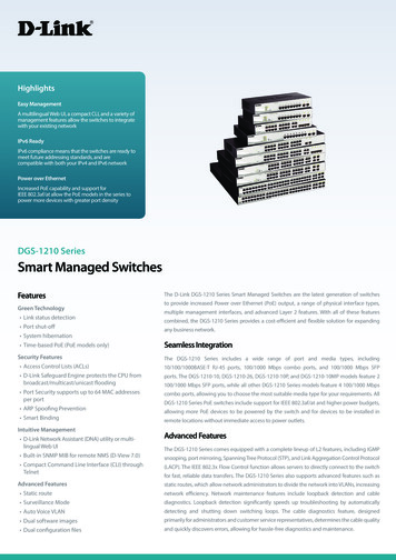 Smart Managed Switches - D-Link