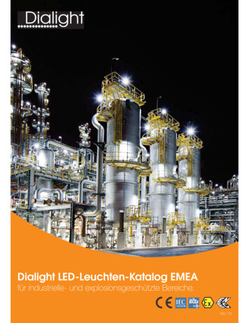 Dialight LED-Leuchten-Katalog EMEA - Fantalux GmbH