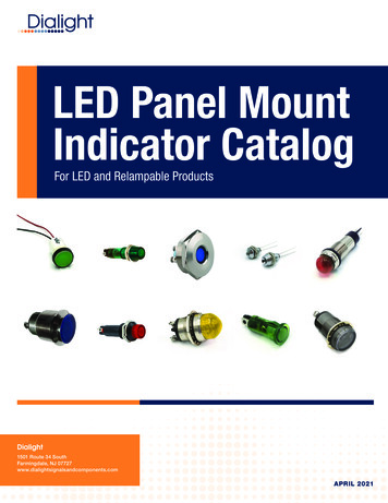 LED Panel Mount Indicator Catalog - Dialight