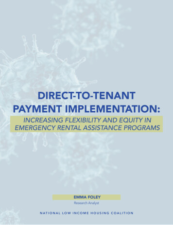 Direct-to-tenant Payment Implementation