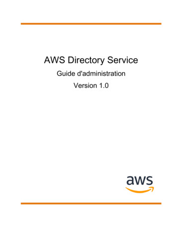 AWS Directory Service - Docs.aws.amazon 