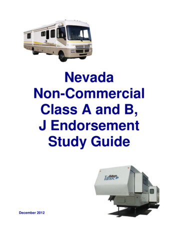 NCDL Class AB And J Endorsement Study Guide 12-2012 - Nevada