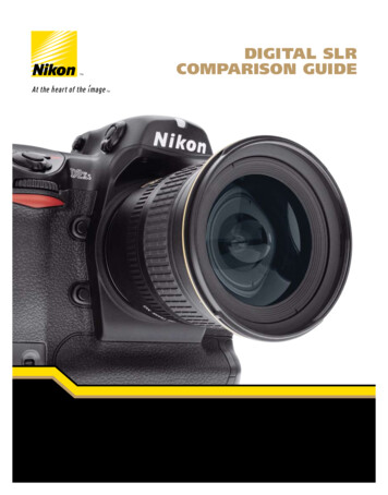 Digital SlR CompaRiSon GuiDe - Nikon USA