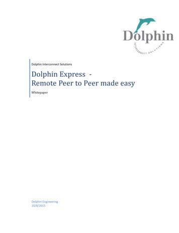 Dolphin Express - Remote Peer To Peer Made Easy