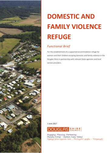 Domestic And Family Violence Refuge - Douglas Shire Council