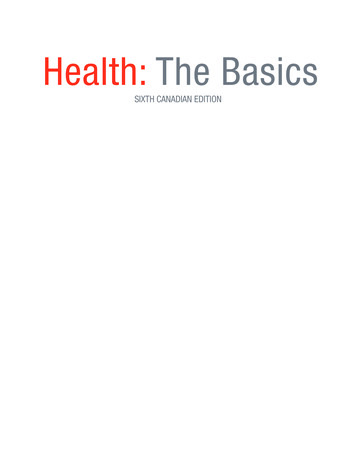 Health: The Basics - Pearson