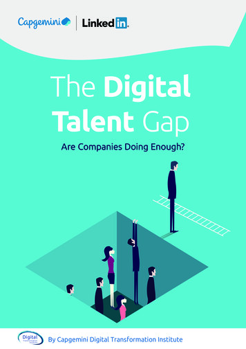The Digital Talent Gap - Capgemini