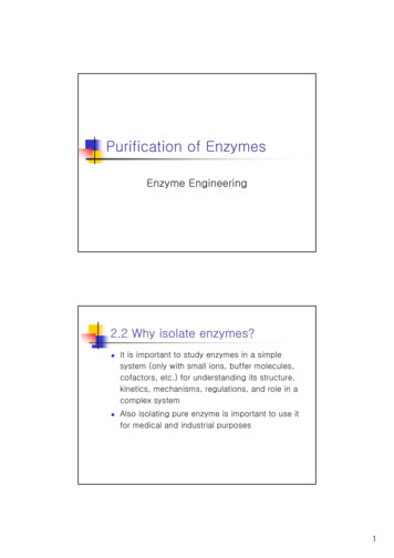 2-Purification Of Enzymes - CHERIC
