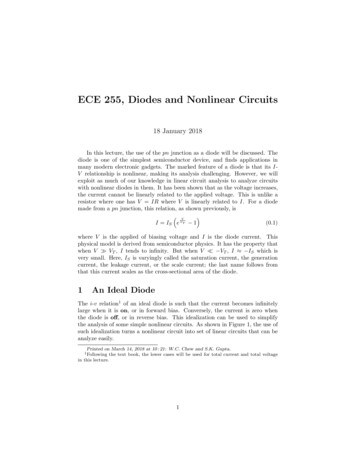 ECE 255, Diodes And Nonlinear Circuits - College Of Engineering