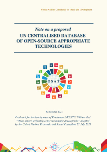 By The United Nations Economic And Social Council On 22 July . - UNCTAD