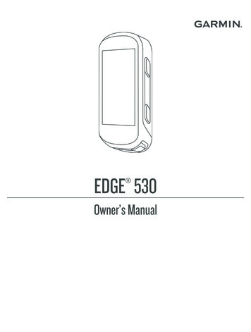 Owner's Manual EDGE 530 - Garmin