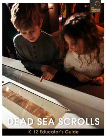 DEAD SEA SCROLLS - Fi.edu