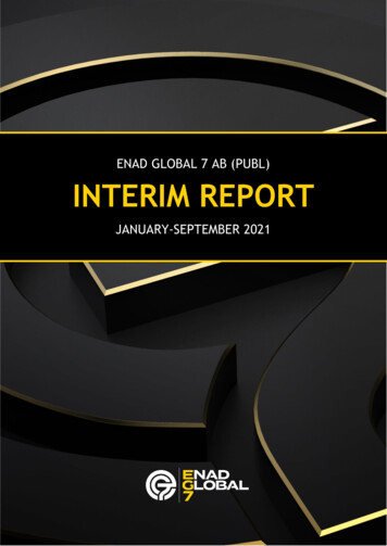 Enad Global 7 Ab (Publ) Interim Report
