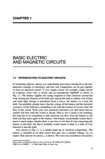 BASIC ELECTRIC AND MAGNETIC CIRCUITS - Universidad De Sonora