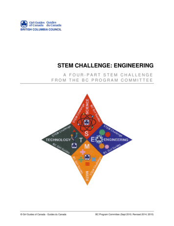 STEM Challenge: Engineering - Girl Guides
