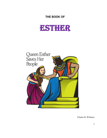 THE BOOK OF ESTHER - Bible Study Plus: Tools