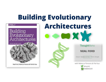 Building Evolutionary Architectures - Neal Ford