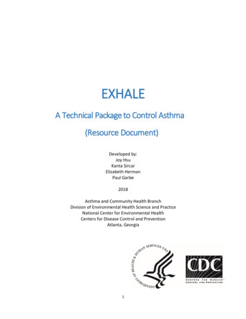 Exhale A Technical Package To Control Asthma