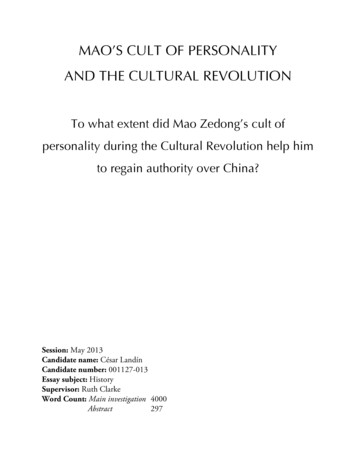 Mao'S Cult Of Personality And The Cultural Revolution - Wpmu Dev