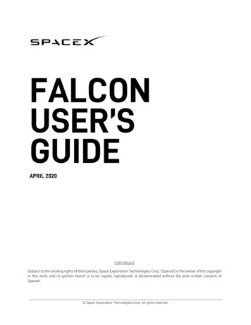 USER'S GUIDE - SpaceX