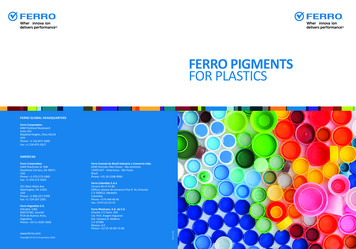 Ferro Pigments For Plastics