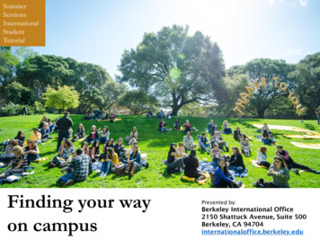 Finding Your Way On Campus Summer 2020 - International Office