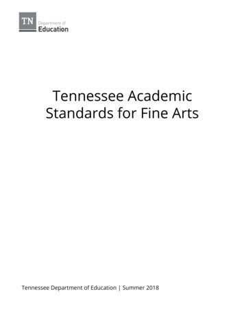 Tennessee Academic Standards For Fine Arts
