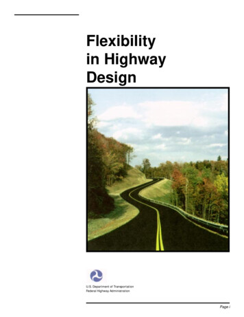 Flexibility In Highway Design - National Association Of City .