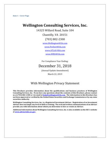 Wellington Consulting Services, Inc. - Perfect401(k