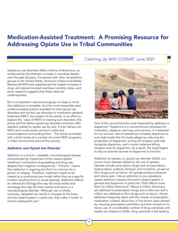 Medication-Assisted Treatment: A Promising Resource For Addressing .