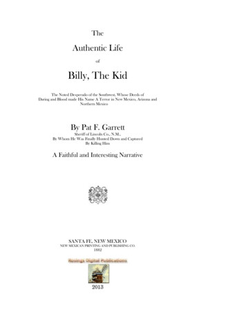 Billy, The Kid - Internet Archive