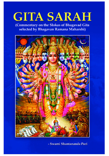 Gita Saram New Layout Prilims - Swami Shantananda Puri Maharaj