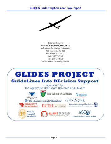 GLIDES PROJECT - Yale School Of Medicine