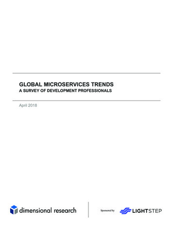 GLOBAL MICROSERVICES TRENDS - Lightstep