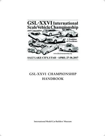 GSL-XXVI Championship Handbook