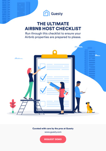THE ULTIMATE AIRBNB HOST CHECKLIST - Guesty