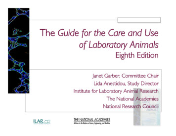 The Guide For The Care And Use Of Laboratory Animals