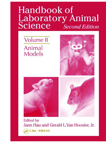 Handbook Of Laboratory Animal Science - Universitas Brawijaya