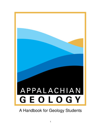 A Handbook For Geology Students