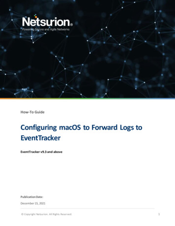 How To Configure MacOS To Forward Logs To EventTracker - Netsurion