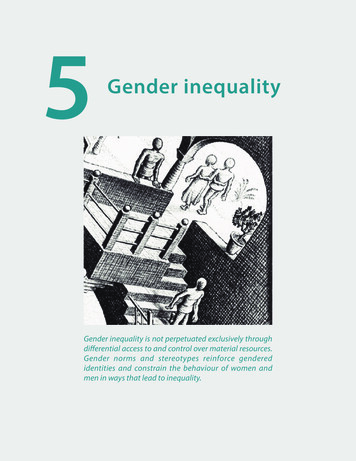 Gender Inequality - UNDP