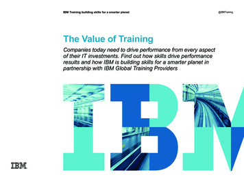 The Value Of Training - IBM
