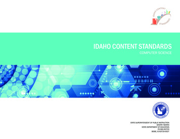 Idaho Content Standards