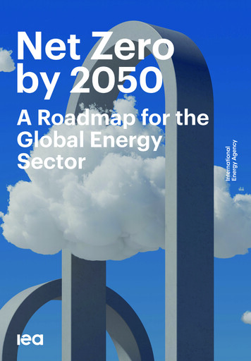Net Zero By 2050 - Energy