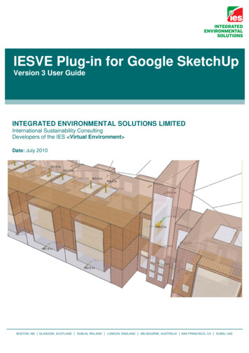 IESVE Plug-in For Google SketchUp