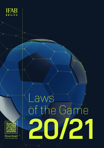 Laws Of The Game 20/21 - GDFRA