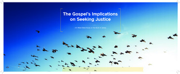 The Gospel's Implications On Seeking Justice