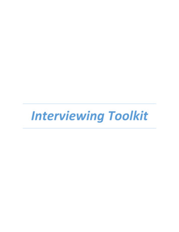Interviewing Toolkit - Western Washington University